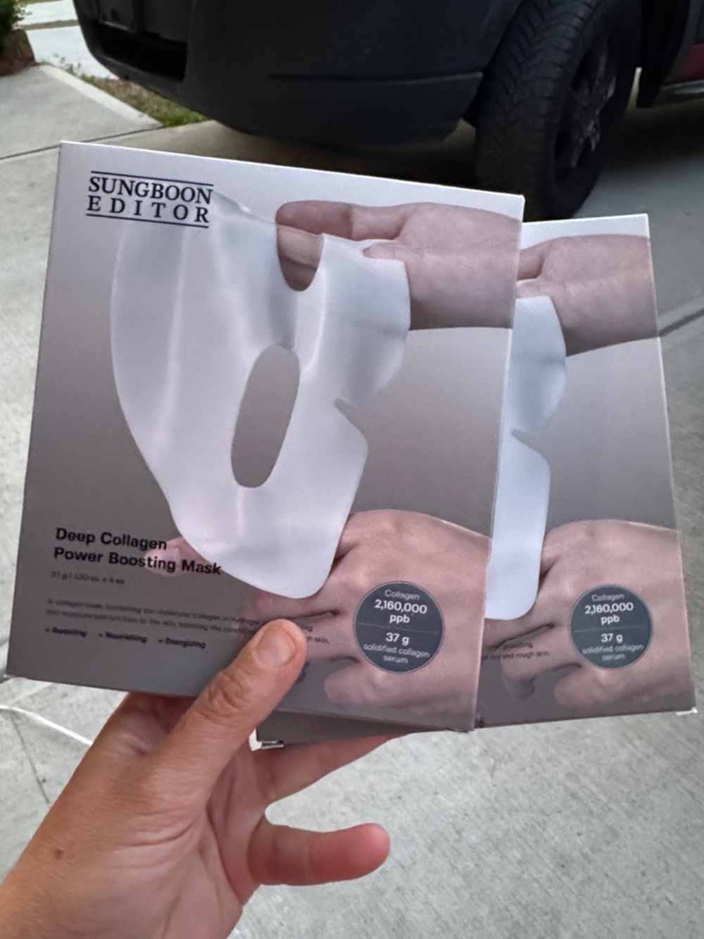 Men’s Deep Collagen Power Boosting Mask — White